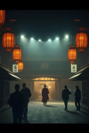 影片《双生档案》档案室内两本并排的旧卷宗