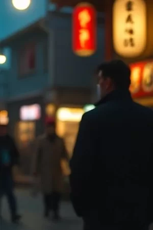 影片《镜像迷宫》镜面走廊中重叠的人影