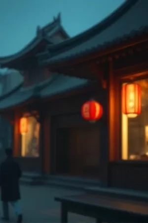 影片《灯塔守夜人》孤岛灯塔在风暴中的剪影